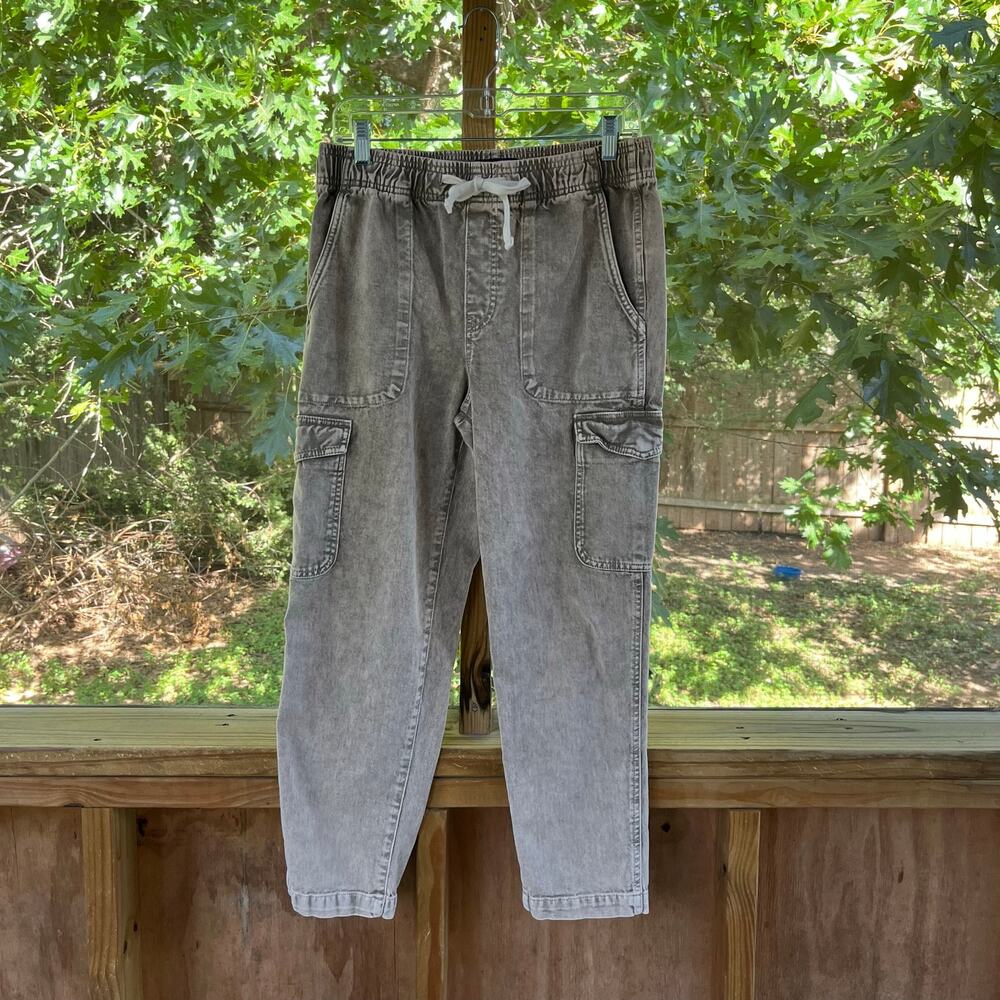 Gap Women's Easy Pull On Jeans Cargo Color Mushroom Size S